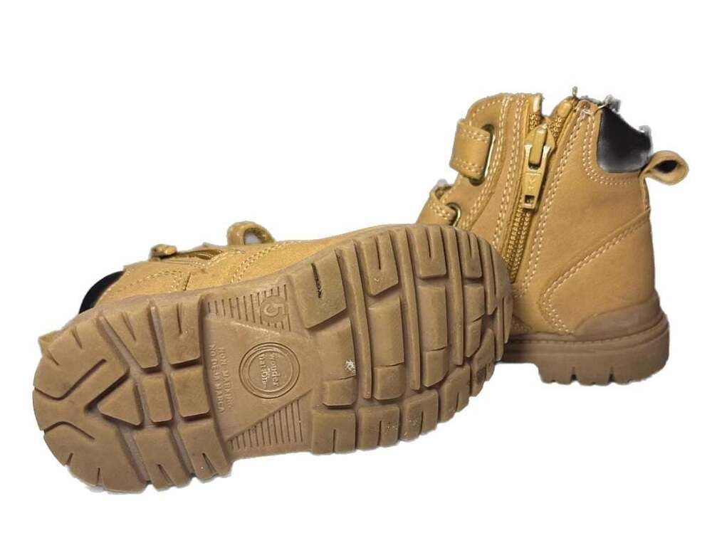 Wonder Nation Toddler Boys Tucker Boots Wheat Ankle Boots Size 5 - Picture 4 of 4